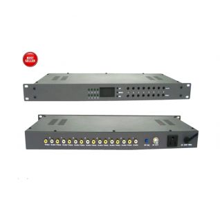 8-channels agile DSB modulator for analog cable TV system