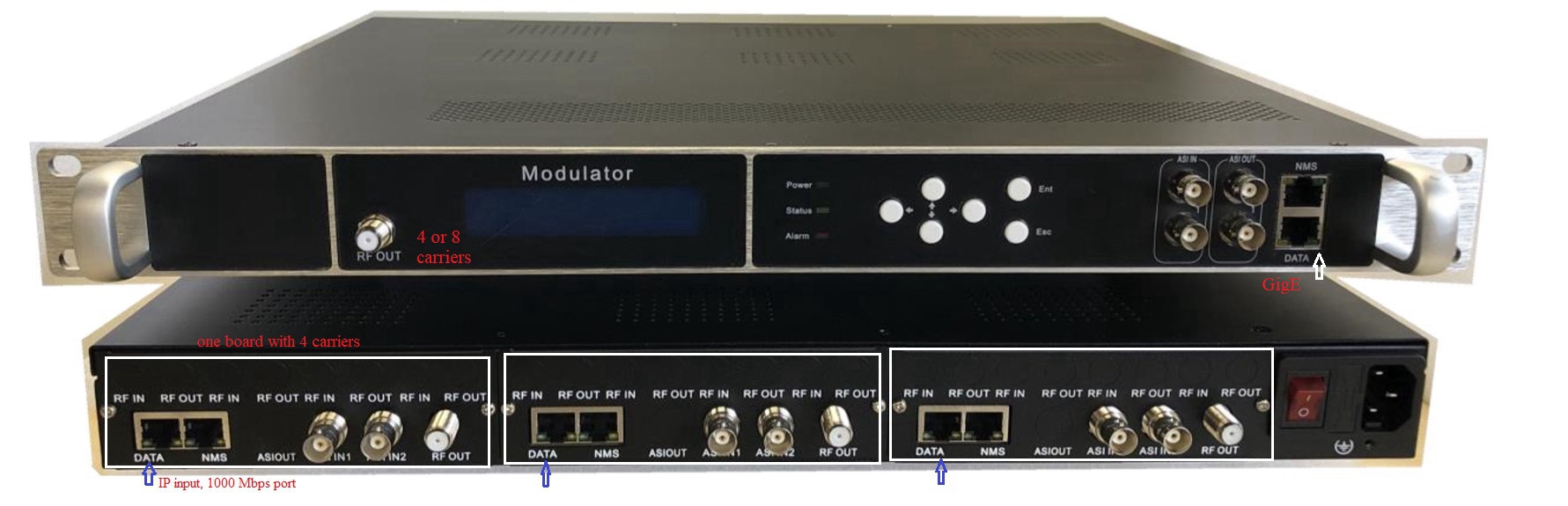 20 in 1 DVB-T/C/ISDB /ATSC Modulator 
