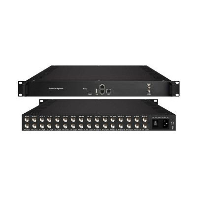 16 FTA DVB- SS2 (DVB-C(T)ISDB-T ATSC optional )input Tuner Multiplexer